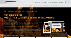 Desktop Screenshot of medienfeuer.de