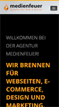Mobile Screenshot of medienfeuer.de
